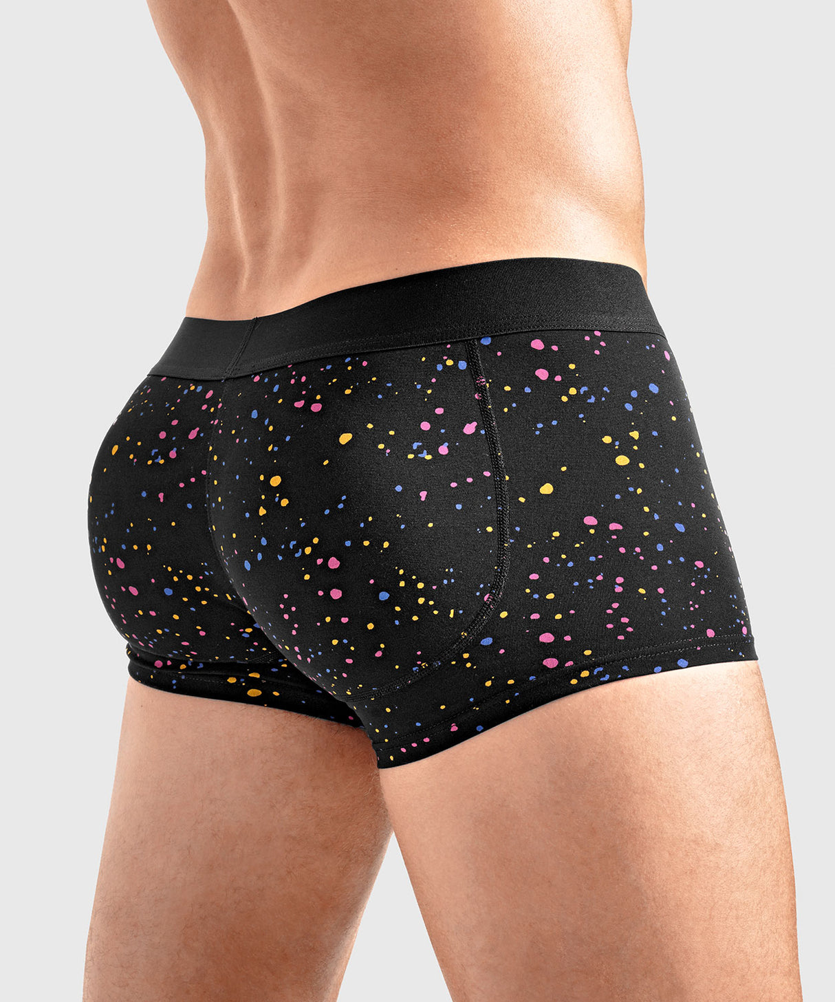 ART POP Padded Boxer Trunk Black Art Pop
