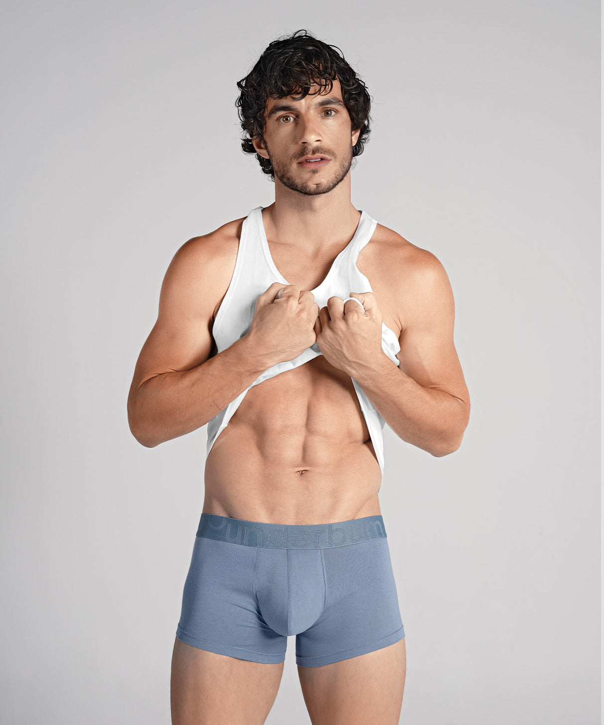 ELEMENTAL BLUE Padded Boxer Trunk + Smart Package Cup