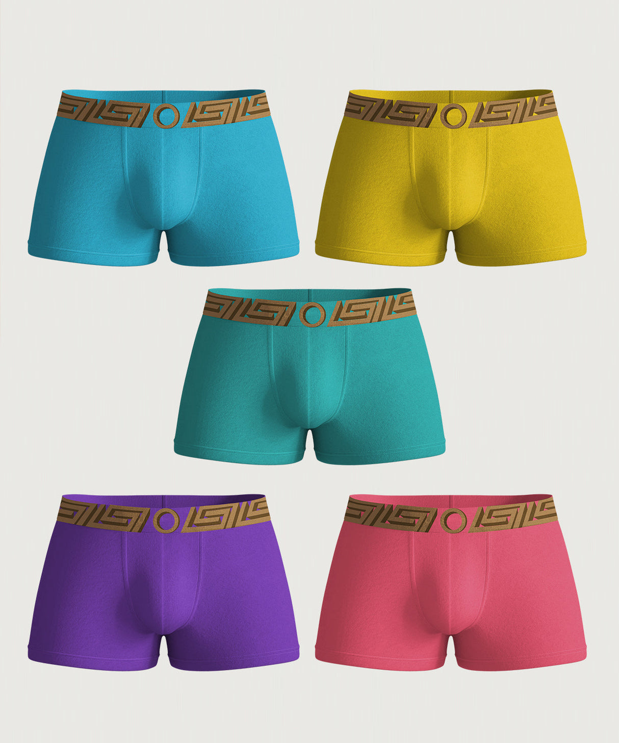 O MY GOD SUMMER EDITION Lift Trunk 5-Pack OMG Multicolor