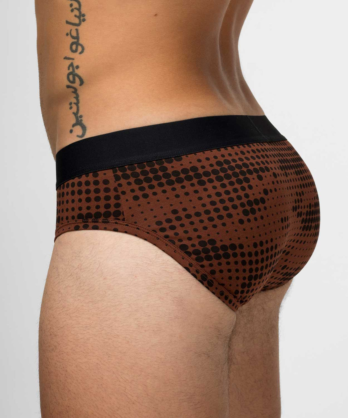 ARMY Padded Brief Brown