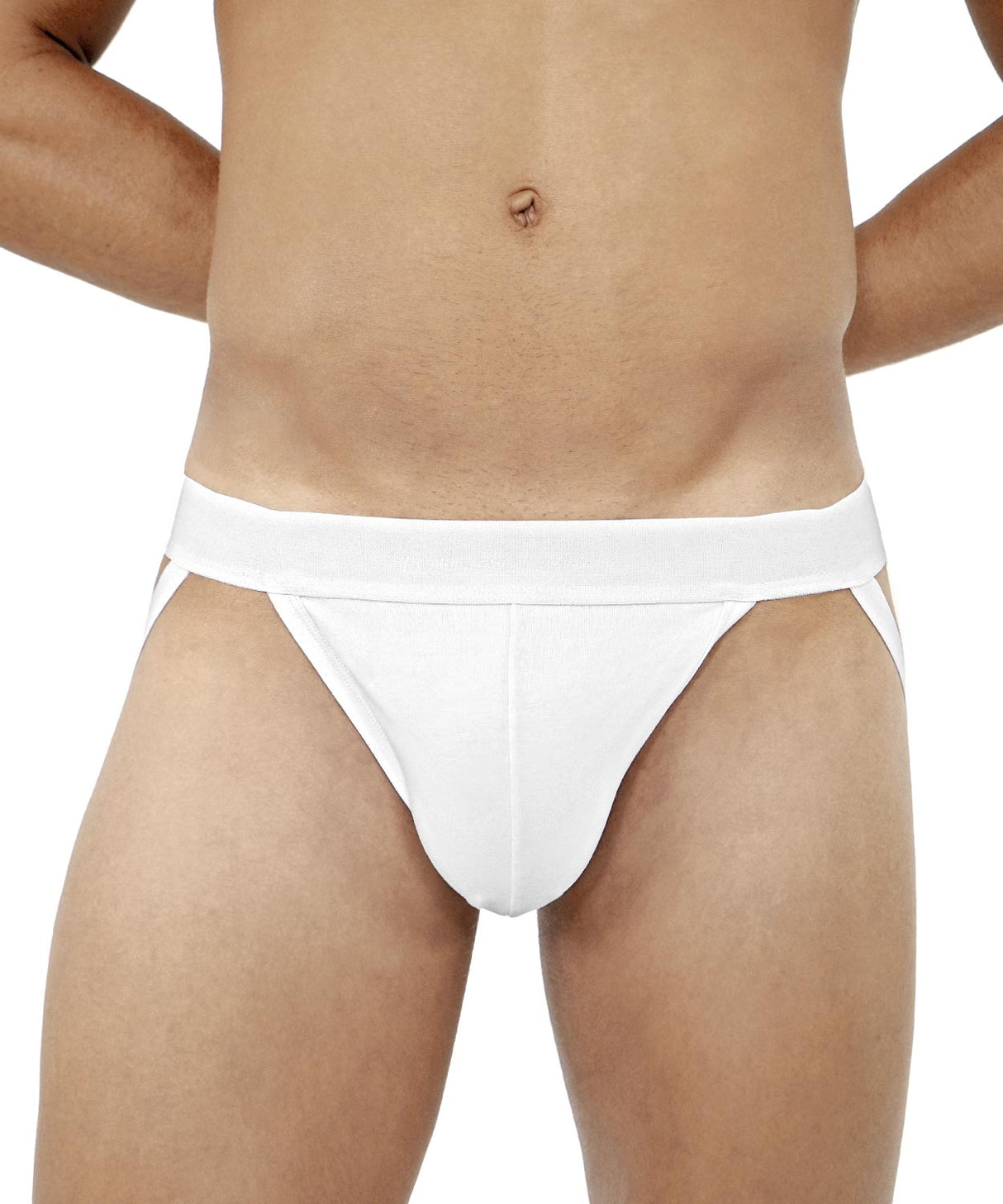 Essentials Cotton Jockstrap White