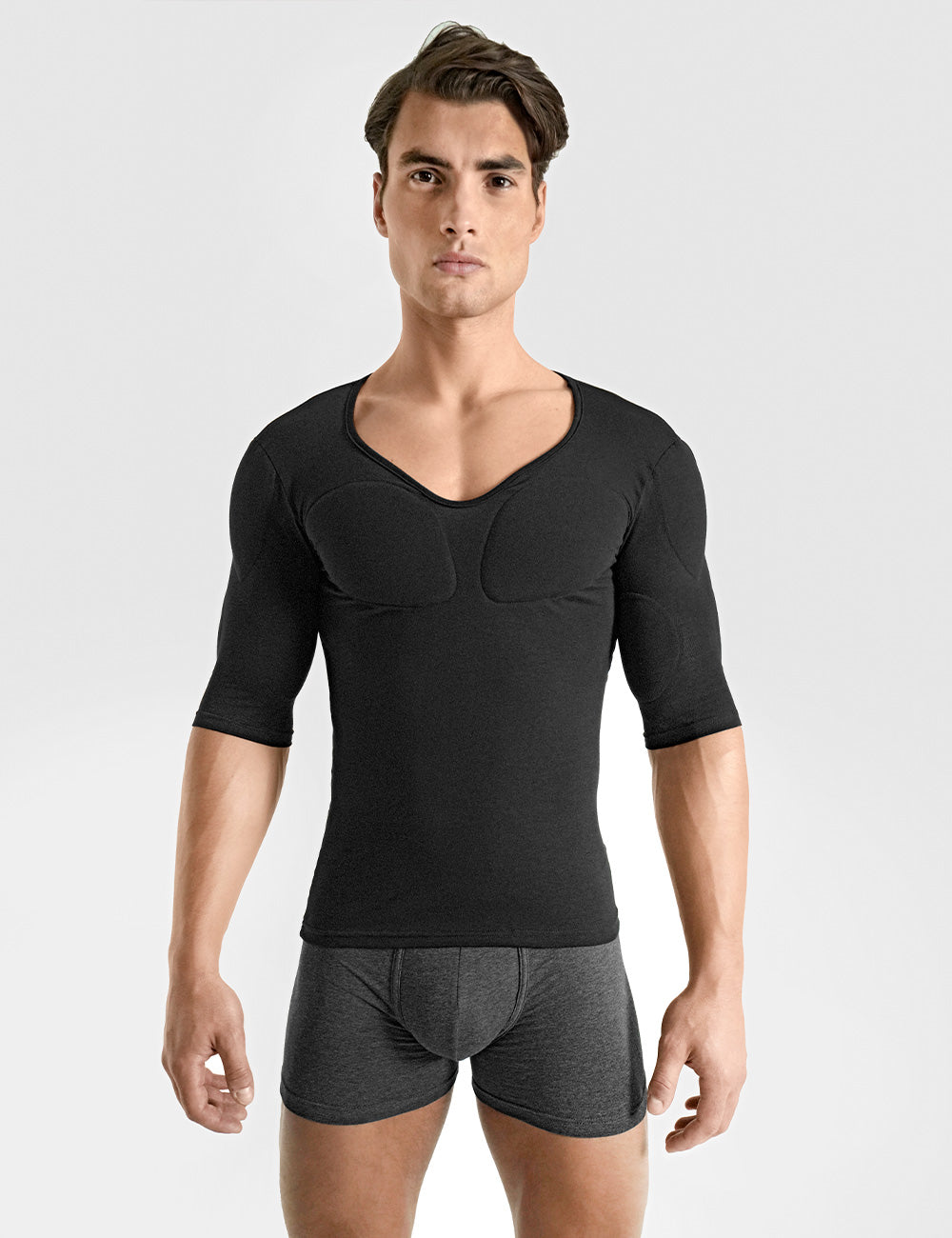 Padded Muscle Shirt Black