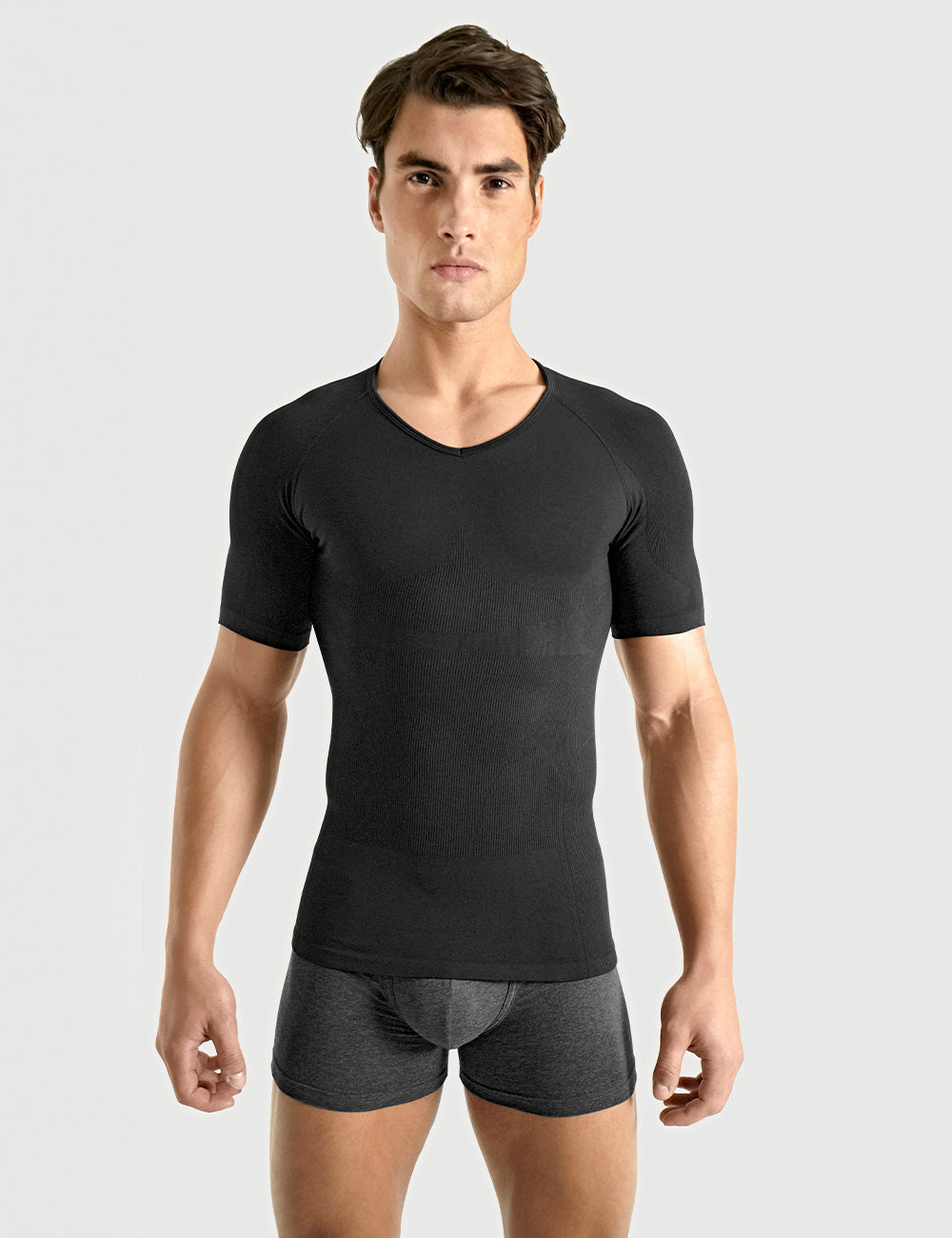Seamless Compression T-Shirt Black