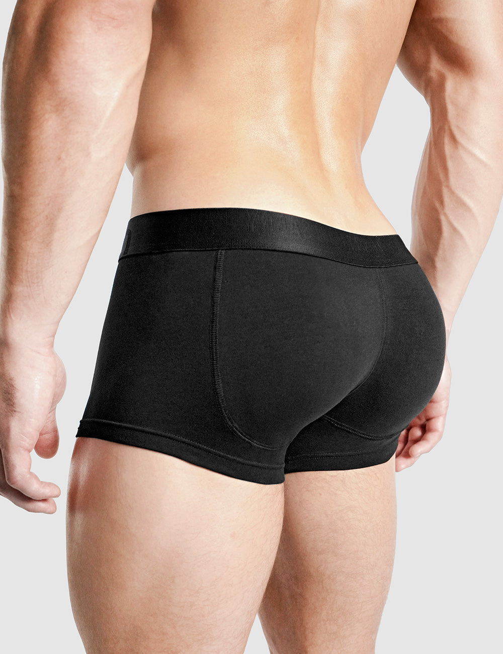 Basic Padded Boxer Trunk Black