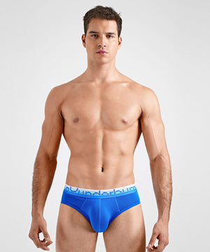 SUNSET Padded Brief Blue