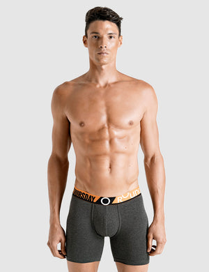 Bum Defining Boxer Brief Heather Charcoal