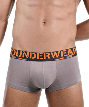 Army Cotton Hipster Trunk Gray