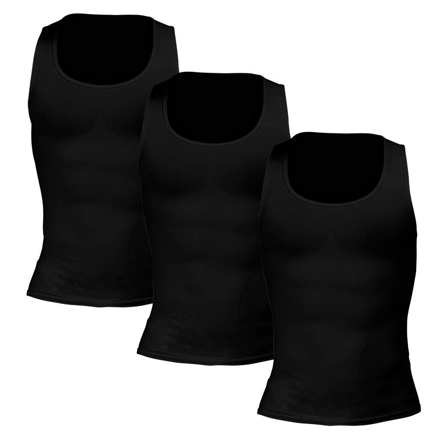 Seamless Compression Tank Top 3-Pack