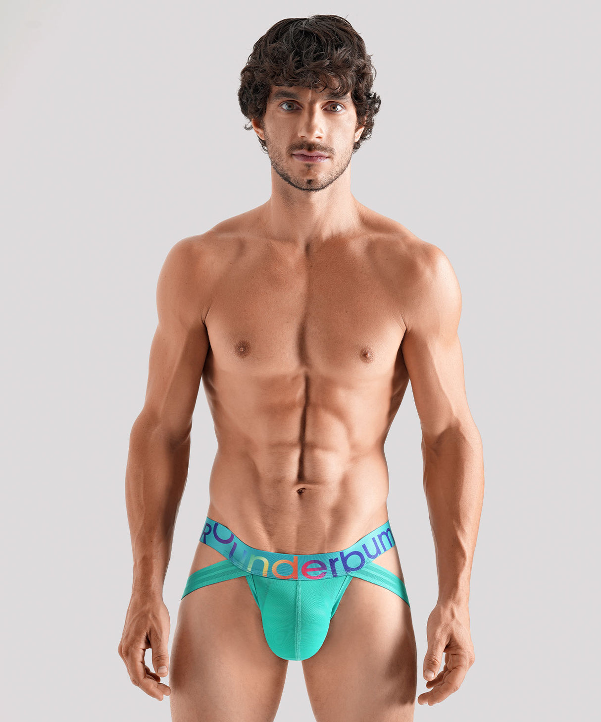 TRANSPARENT PRIDE [DUAL TECH] Jockstrap Green Cyb