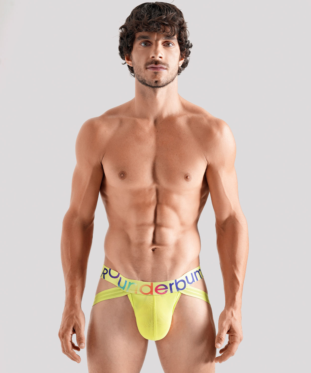 TRANSPARENT PRIDE [DUAL TECH] Jockstrap Yellow Cyb