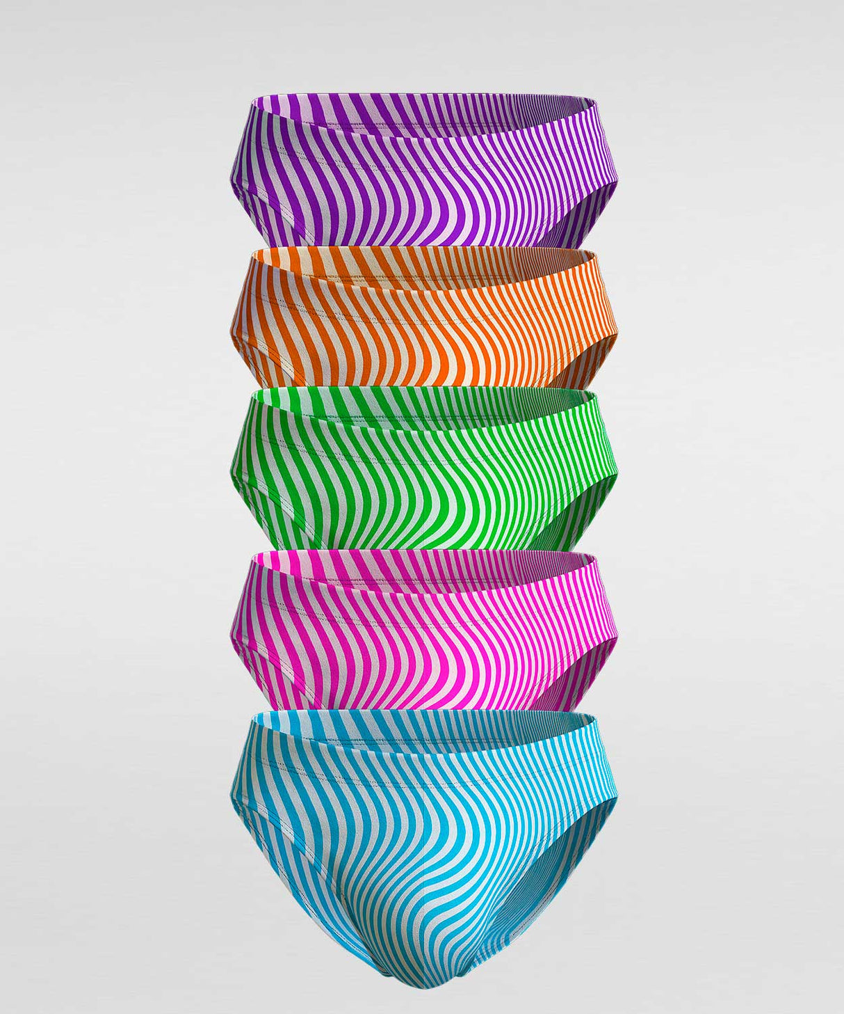 WAVEFORM Bikini Brief 5-Pack Wave Multicolor