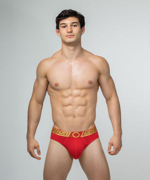 O MY GOD Package Brief Red