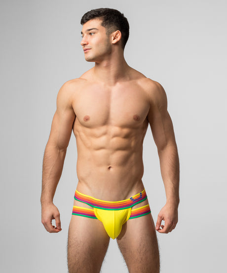 RAINBOW RUSH Lift Holster Brief Yellow