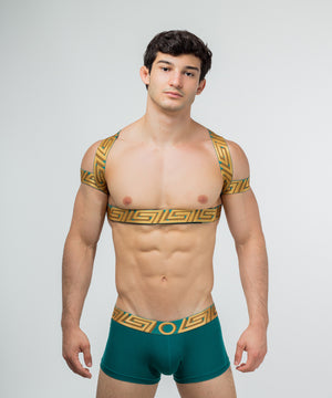 O MY GOD Posture Harness Green