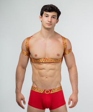 O MY GOD Posture Harness Red