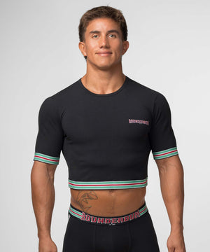 VARSITY Padded Crop Top