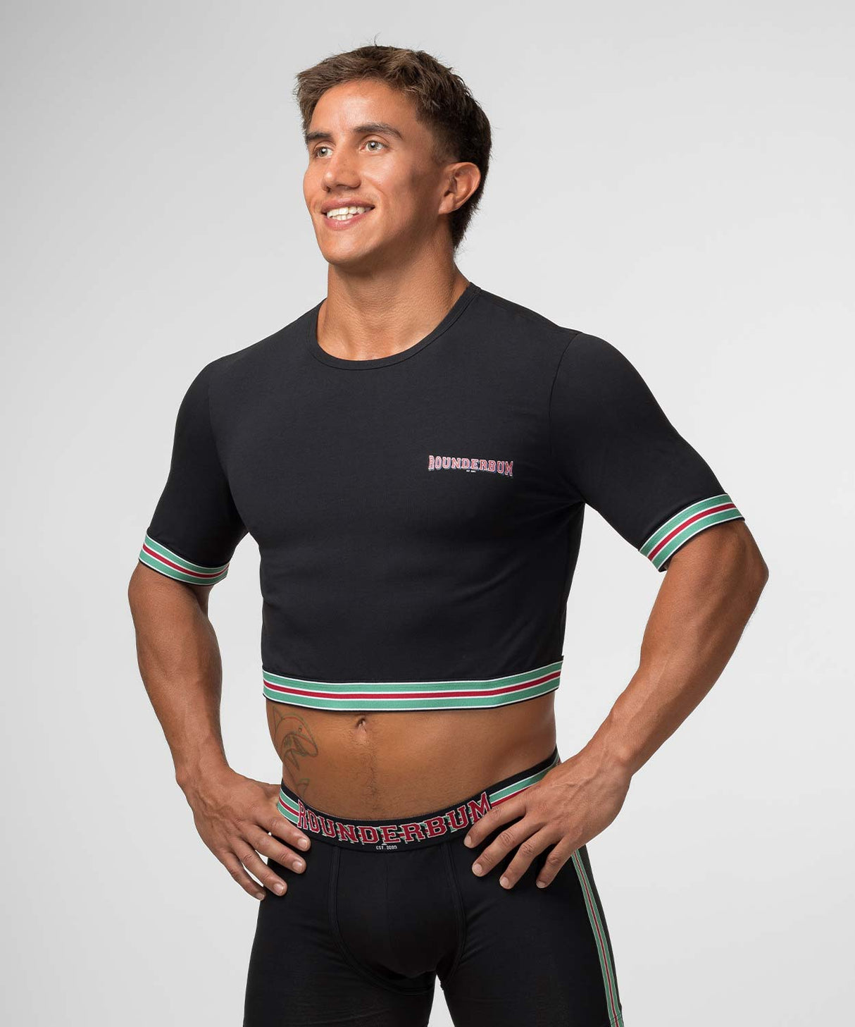 VARSITY Padded Crop Top