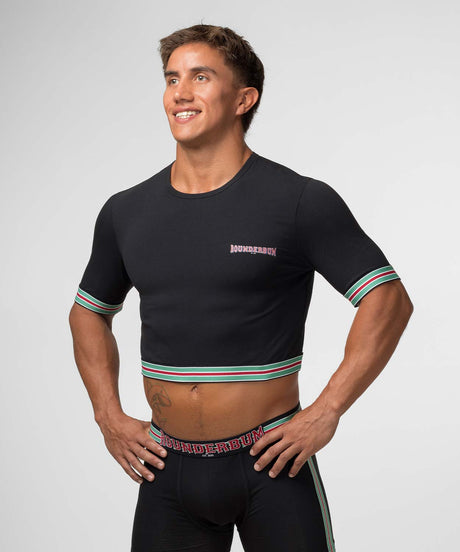 VARSITY Padded Crop Top