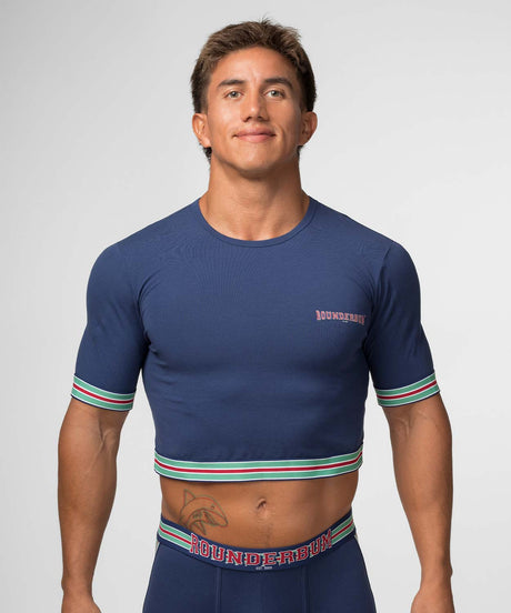 VARSITY Padded Crop Top