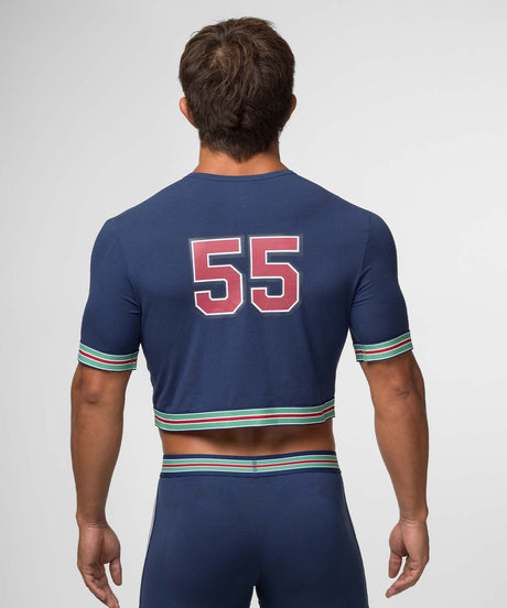 VARSITY Padded Crop Top