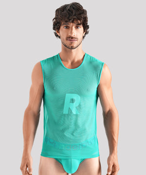 TRANSPARENT PRIDE Tank Top Green Cyb