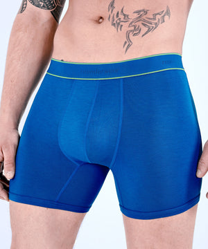 Essentials Bamboo Boxer Brief Blue