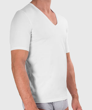 Slim Fit Cotton Compression V-Neck Undershirt