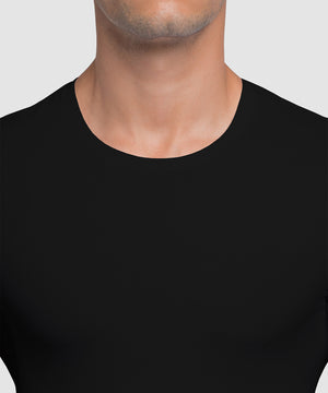 Cotton Compression Crew Neck T-Shirt