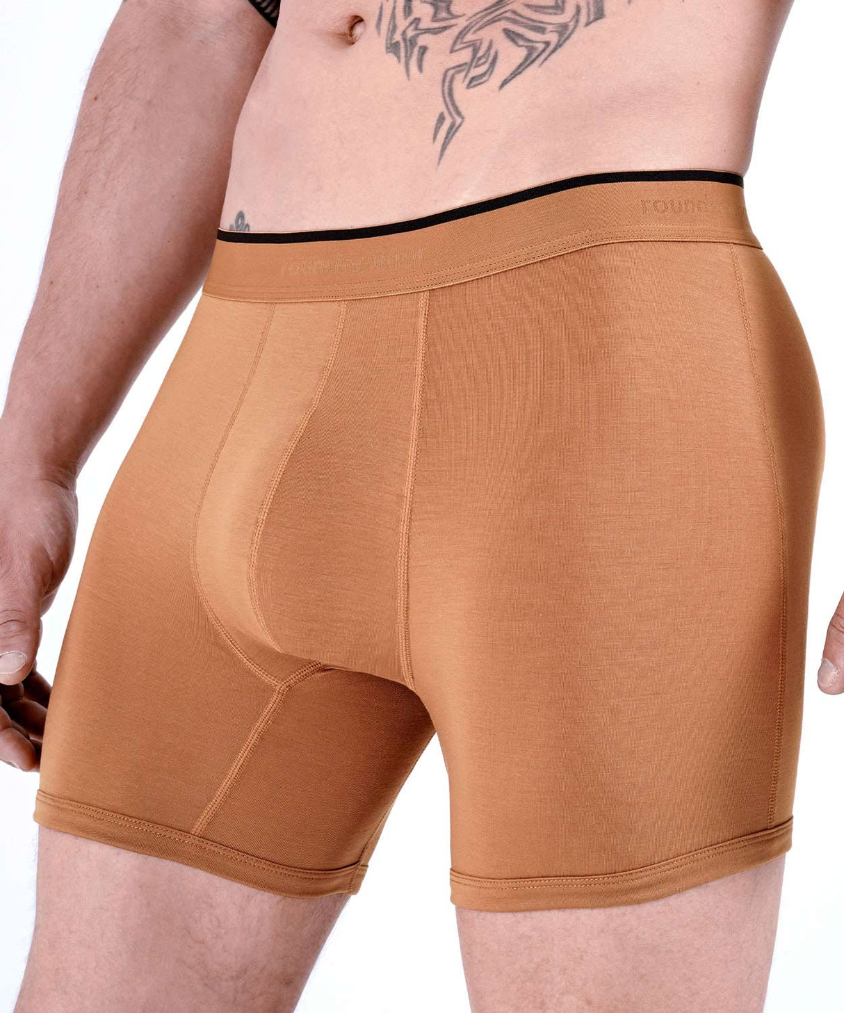 Essentials Modal Boxer Brief Essentials Brown