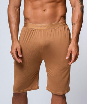 Essentials Modal Homewear Shorts Essentials Brown