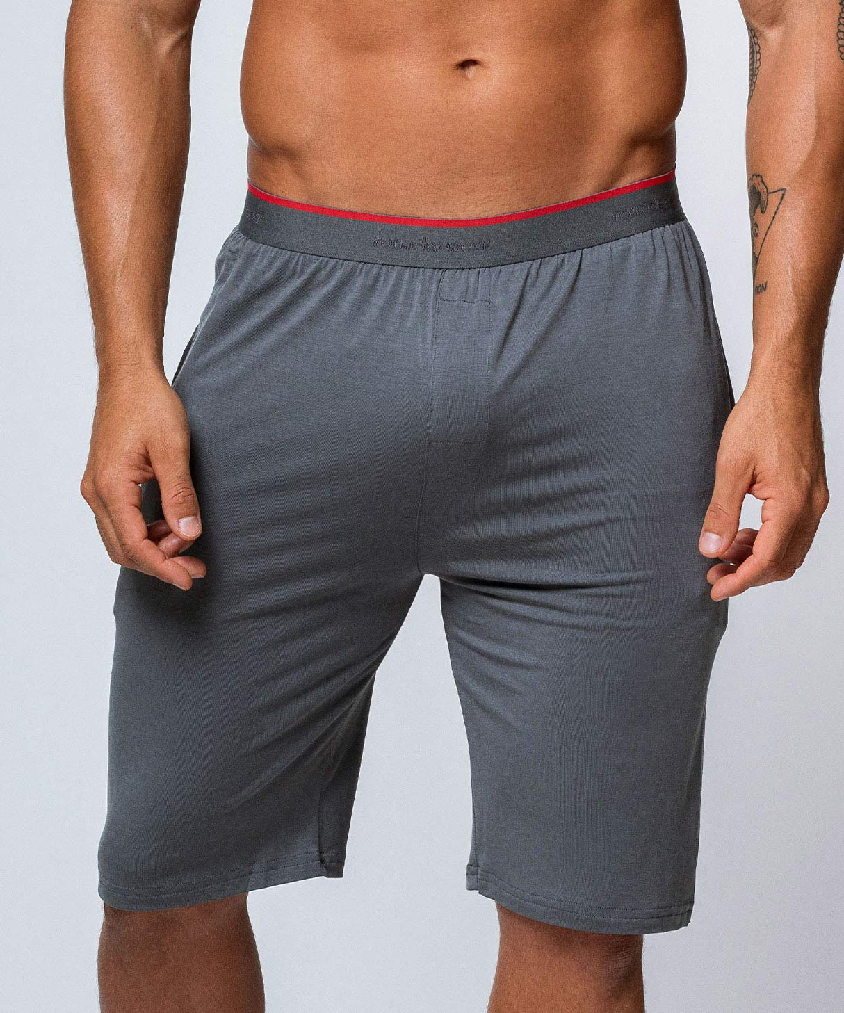 Essentials Modal Homewear Shorts Gray