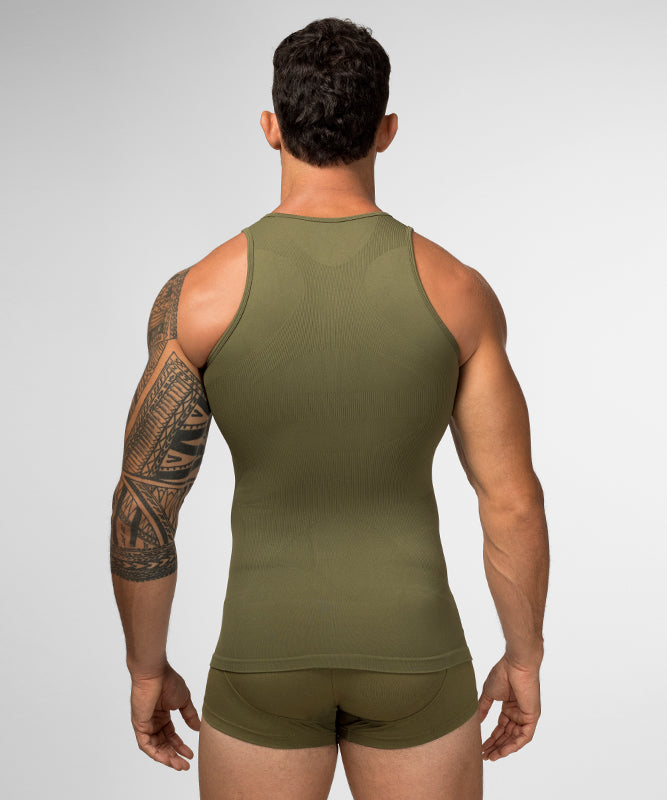 ARMY Seamless Compression Tank Top