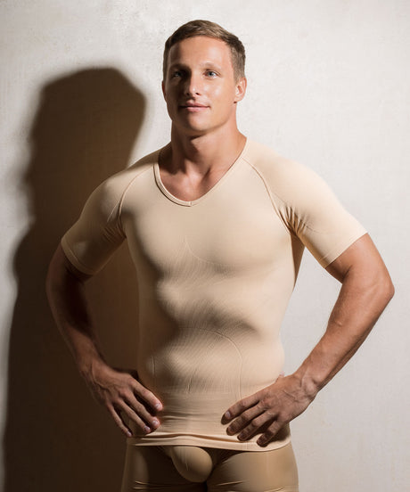 Seamless Compression T-Shirt Sand