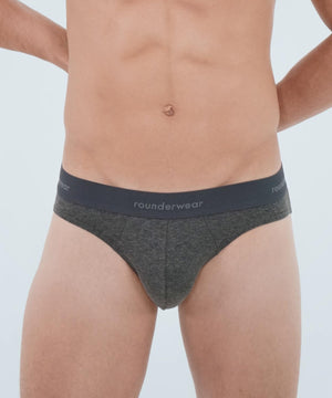 Essentials Cotton Brief Heather-Charcoal