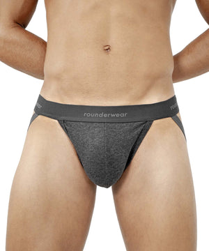 Essentials Cotton Jockstrap Heather-Charcoal
