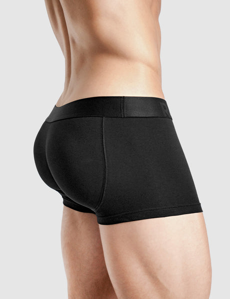 Basic Padded Boxer Trunk Black