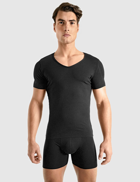 STEALTH Padded Shoulder T-Shirt Black