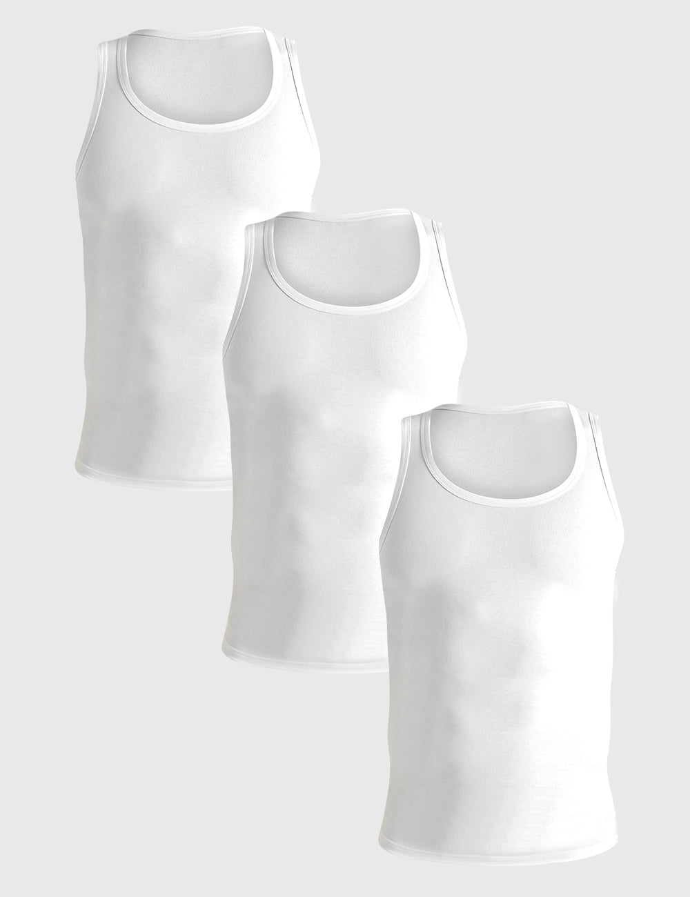 Cotton Compression Tank Top 3-Pack